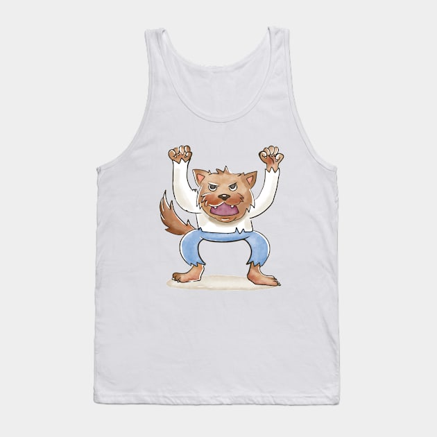 Bear Monster Tank Top by Dmitriy